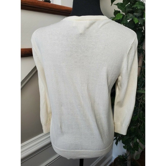 Loft V-Neck Button Long Sleeve Cardigans Sweaters - Picture 7 of 10